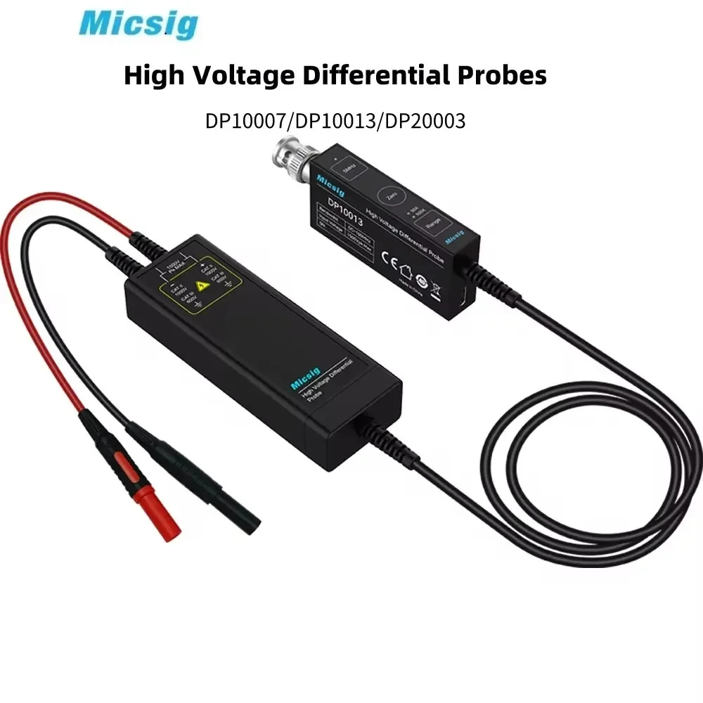 High Voltage Differential Probe 100Mhz 1300V - Osciloscopio de Alto Voltaje Micsig 1300V