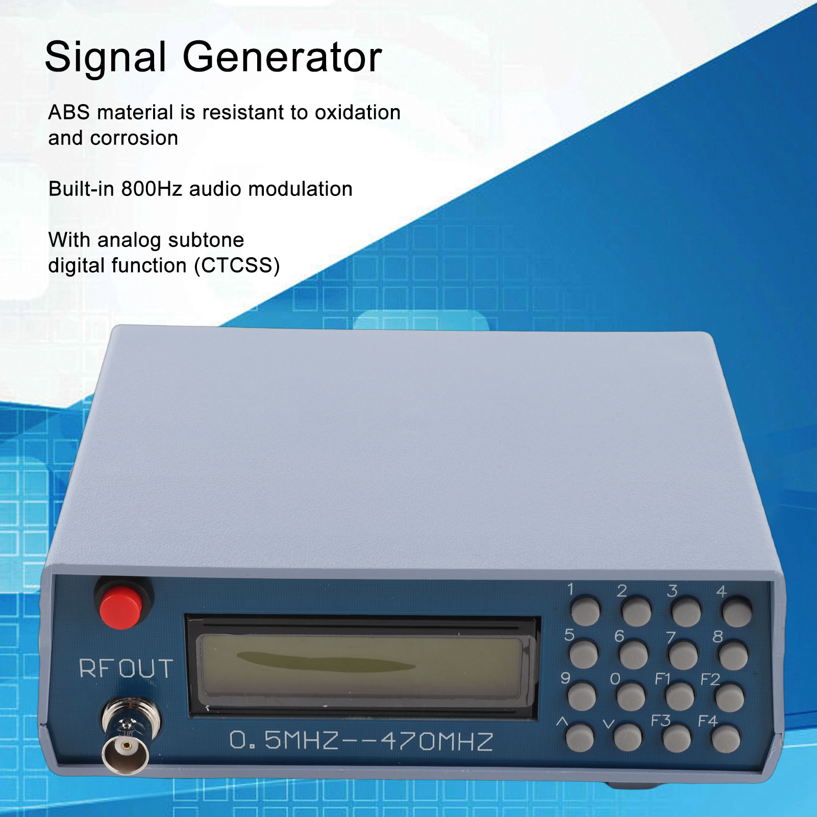 Rf Signal Generator 0.5Mhz To 470Mhz - Generador de señales de radiofrecuencia, fuente