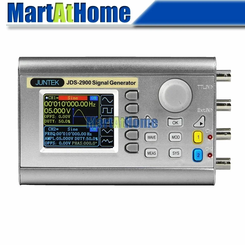 Dual Channel Arbitrary Waveform Function Generator 60Mhz - Generador de señales DDS digital de
