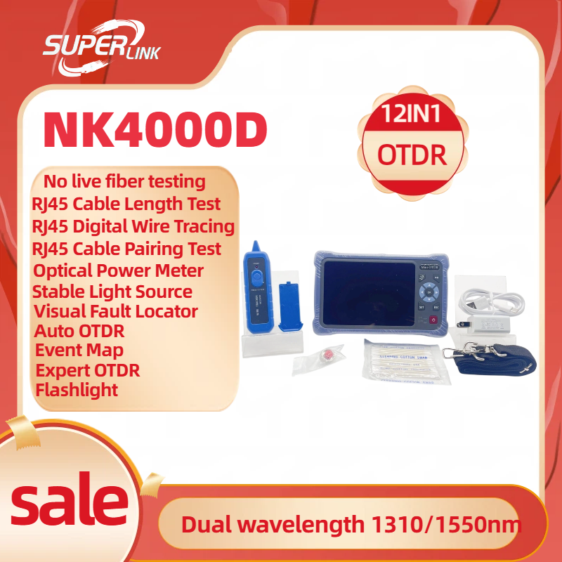 Optical Time Domain Reflectometer Otdr 1310 1550Nm - Novker NK4000D Mini OTDR 12 en
