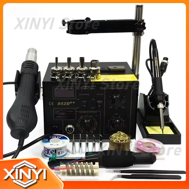 Estación de Retrabajo SMD 2 en - Smd Rework Station Hot Air Soldering 2 In 1 reseña y precio