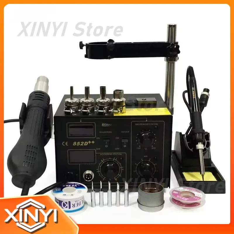 Estación de Retrabajo SMD 2 en - Smd Rework Station Hot Air Soldering 2 In 1 reseña y precio