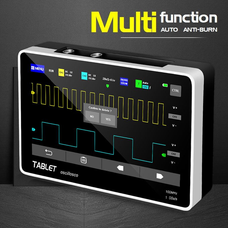 Osciloscopio de Tableta de Dob - Handheld Tablet Oscilloscope Touchscreen 100Mhz reseña y precio