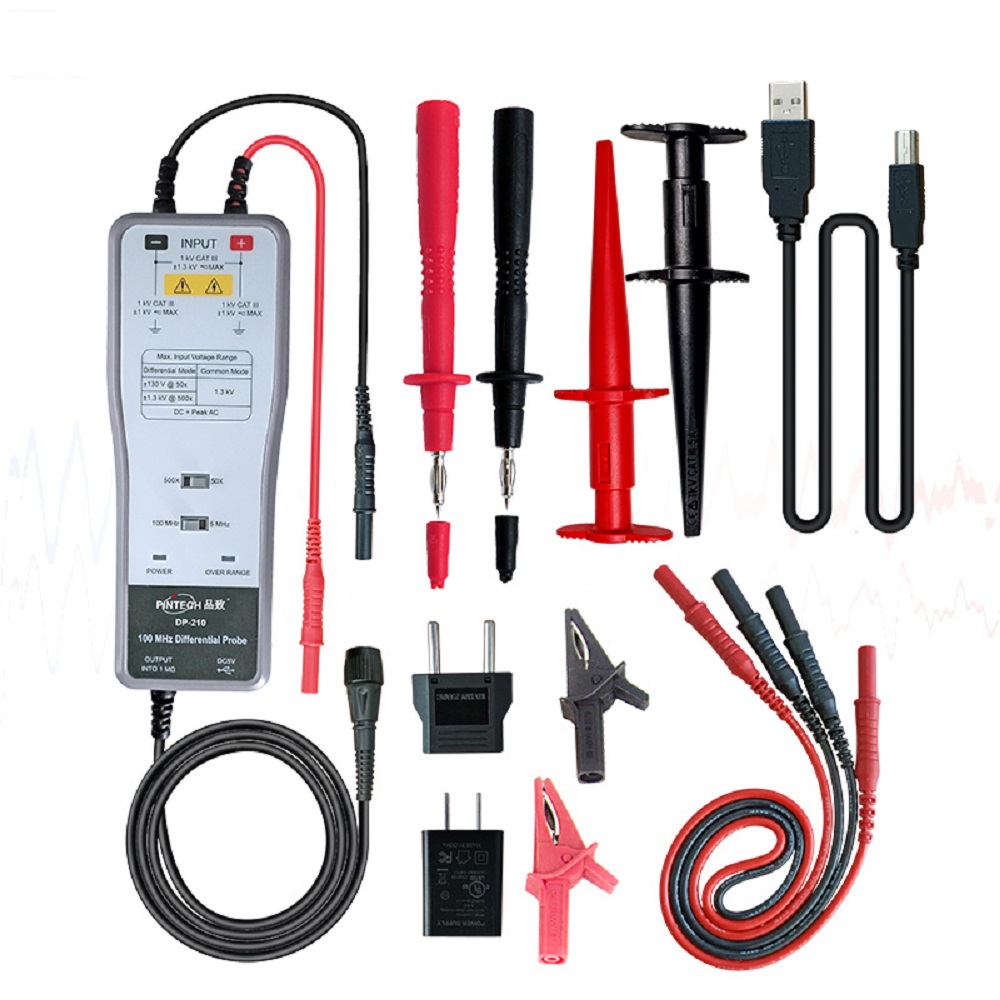 PINTECH DP-210 Sonda diferenci - High Voltage Differential Probe 100Mhz 1300V reseña y precio