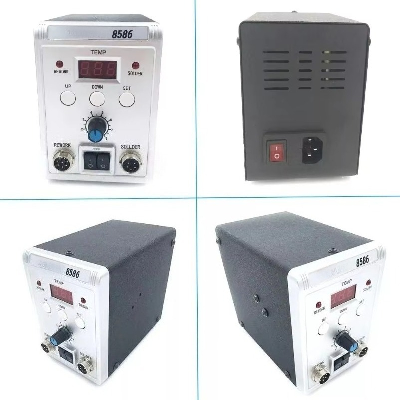 Estación de soldadura con aire - Smd Rework Station Hot Air Soldering 2 In 1 reseña y precio